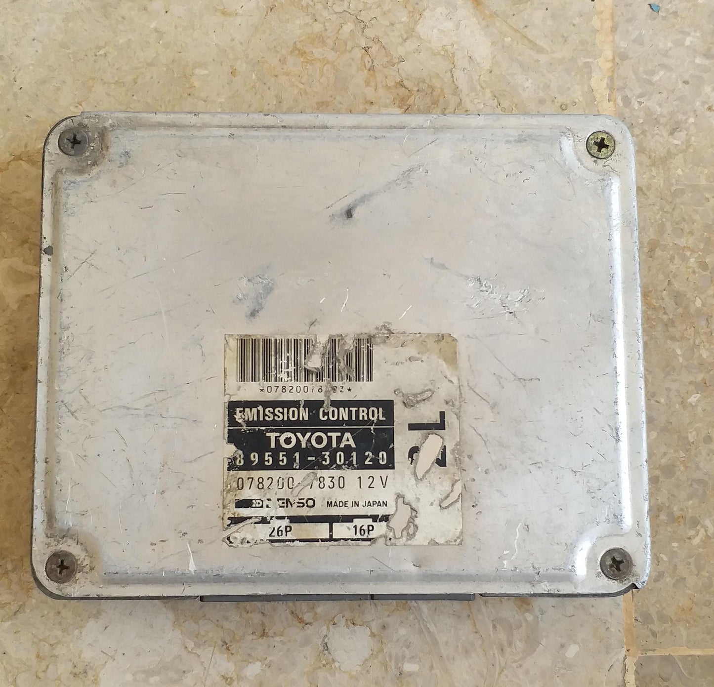 Toyota Emission Control Unit 89551-30120 078200-7830 2L JDM Used
