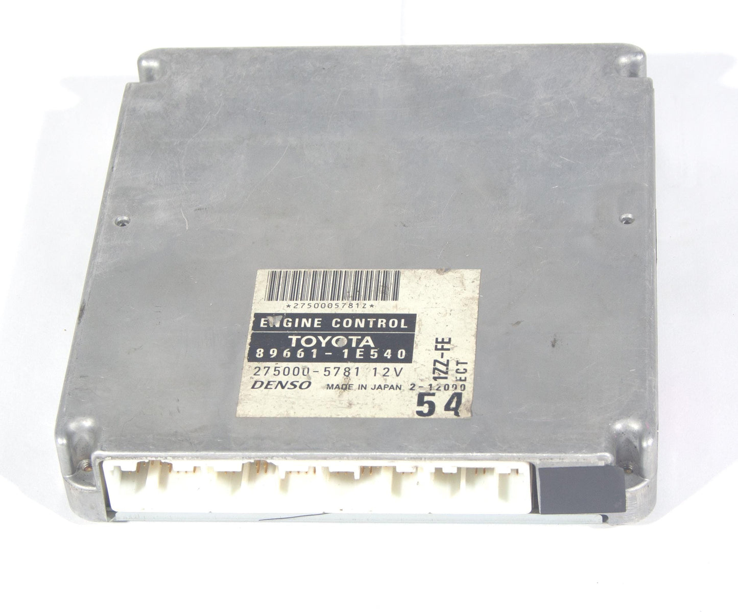 Toyota Corolla Fielder ZZE122G Engine Computer ECU 89661-1E540 NZE121 275000-5781 OEM Used