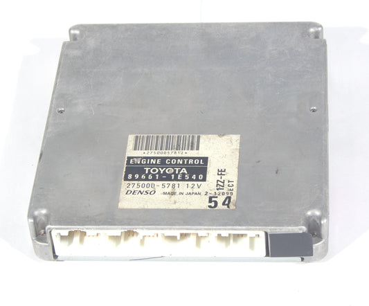 Toyota Corolla Fielder ZZE122G Engine Computer ECU 89661-1E540 NZE121 275000-5781 OEM Used