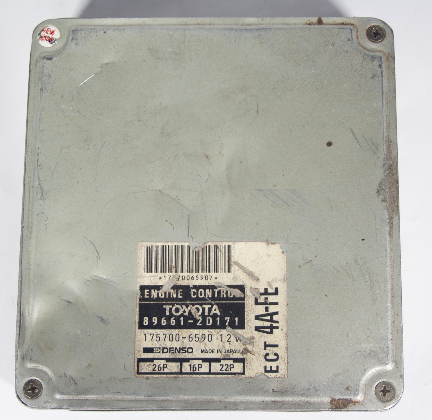 Toyota Engine Control Unit ECU 4A-FE 89661-2D171 175700-6590 12V JDM Used