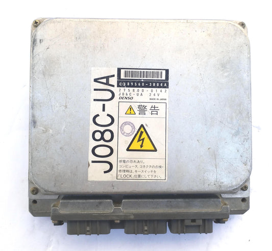 Hino J08C-UA Engine Control Unit ECU ECM 89560-3804A 275800-0142