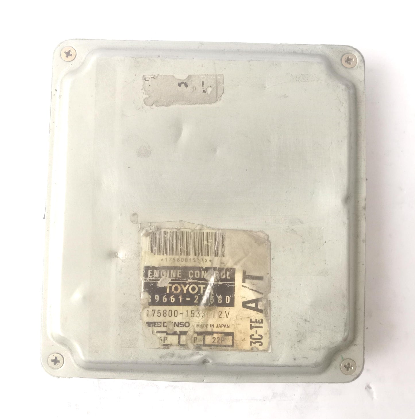 Toyota Denso Engine Control Unit Plug & Play 89661-28580 3C-TE A/T ECU Used