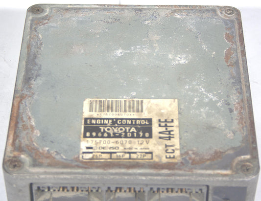 Toyota Engine Control Unit ECU 4A-FE 89661-2D170 175700-6070 12V JDM Used