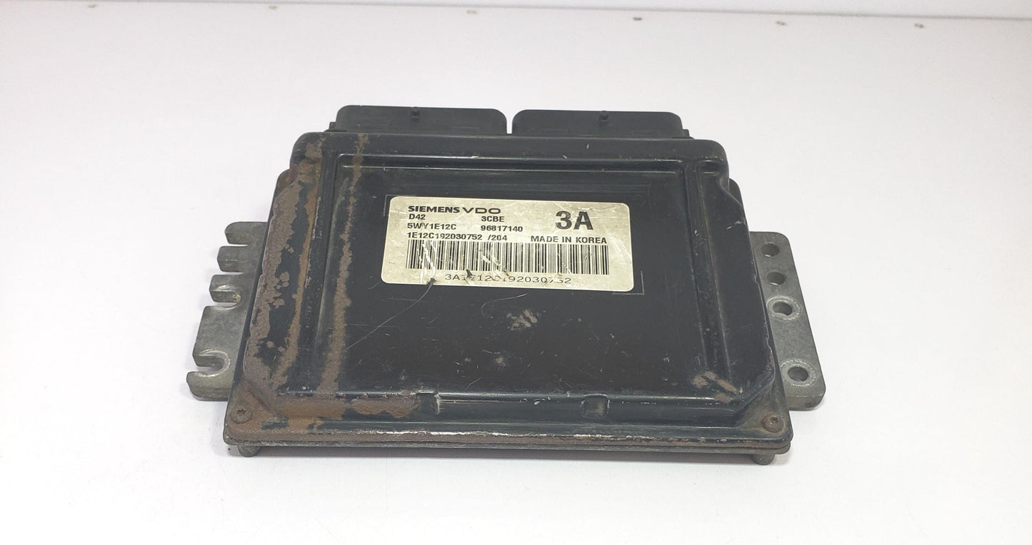 Semem VDO Engine Control Unit ECU ECM 5WY1E12C 1E12C192030752 Used