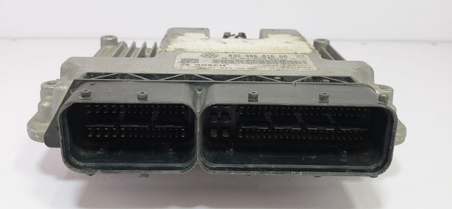 VW Golf 1.4 TSI Engine Control Unit ECU 03C906016AM 0261S06083