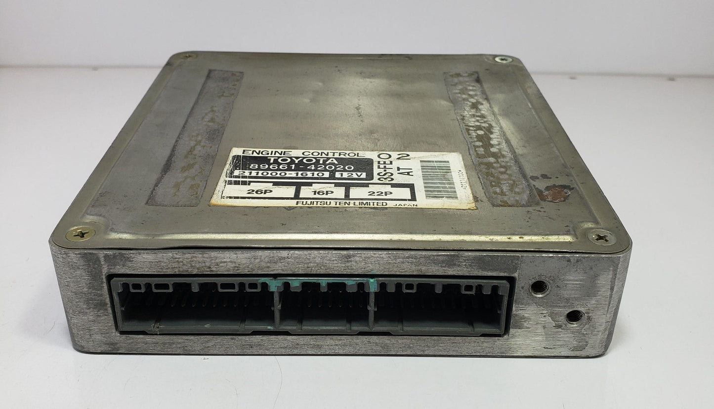 JDM Toyota RAV4 2000 Manual ECU ECM 89661-42030 Engine Computer