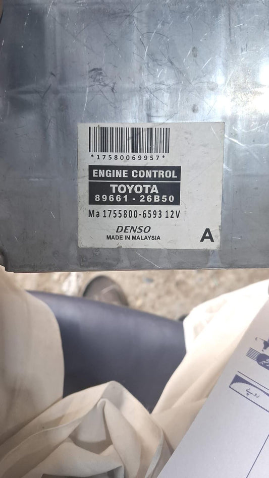 Toyota Hiace KDH200 2KDFTV OEM Genuine Engine Control Computer ECU ECM 89661-26B50