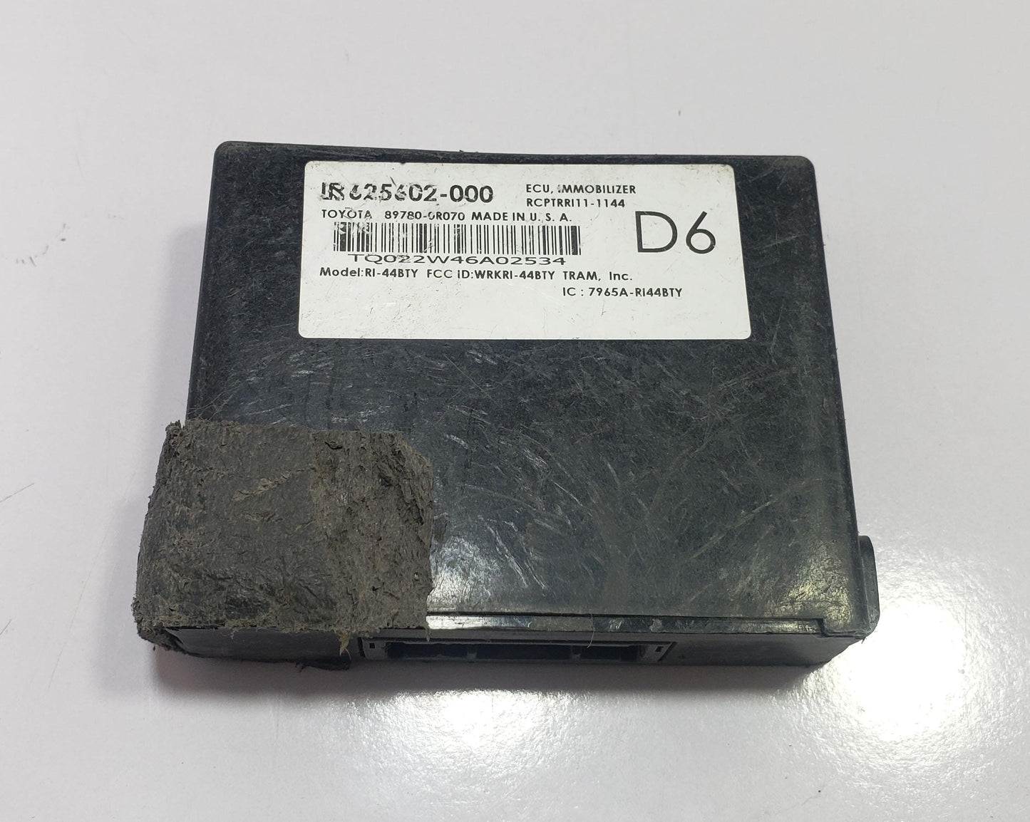 Toyota Corolla Anti-Theft Immobilizer Control Unit 2014-2019